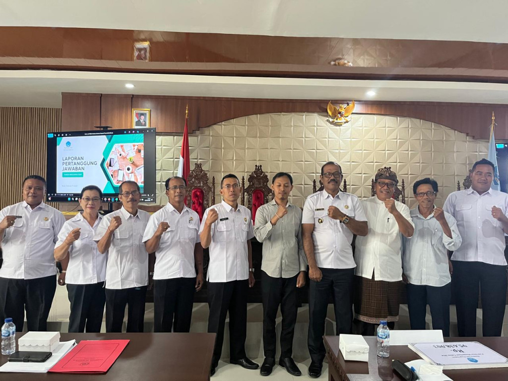 Musyawarah Desa Mengwitani  Penyampaian Laporan Pertanggungjawaban Bumdesa Sari Wangi Sedana Tahun Buku 2024 dan penyampaian Rancangan Rencana Kerja Tahun 2025